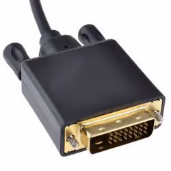 kenable USB 3.1 Type C to DVI D Male Plug 4K 30Hz Adapter Cable Black 2m