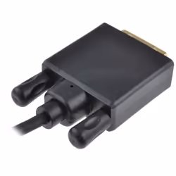 kenable USB 3.1 Type C to DVI D Male Plug 4K 30Hz Adapter Cable Black 2m