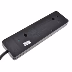 kenable 009632 power extension 1 m 3 AC outlet(s) Indoor Black