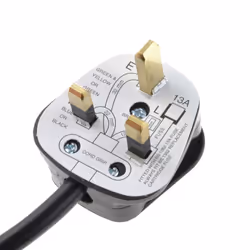 kenable 009632 power extension 1 m 3 AC outlet(s) Indoor Black