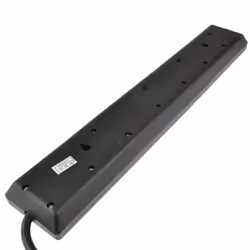 kenable 009638 power extension 2 m 6 AC outlet(s) Indoor Black