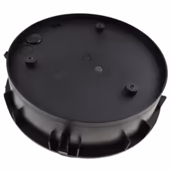 kenable Wall Mounted Lamp Outdoor Round Bulkhead E27 Light IP44 Black