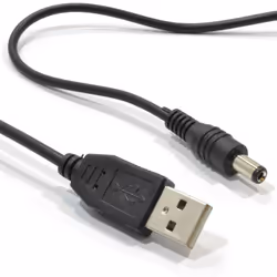 kenable USB to DC Power Cable  USB 2.0 for 2.1mm x 5.5mm 5v 2A 2000mA 2m
