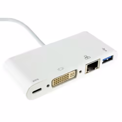 kenable 009702, USB 3.2 Gen 1 (3.1 Gen 1) Type-C, RJ-45, USB 3.2 Gen 1 (3.1 Gen 1) Type-C, 5000 Mbit/s, White, 0.15 m, China