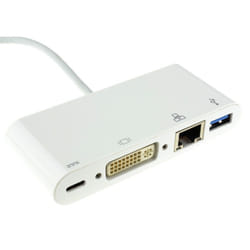 kenable 009702 interface hub USB 3.2 Gen 1 (3.1 Gen 1) Type-C 5000 Mbit/s White