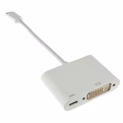 kenable USB 3.1 Type C Plug to DVI 24 + 5 Alt Mode + PD Type C Socket Adapter