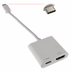 kenable USB 3.1 Type C Plug to 4K HDMI Alt Mode + PD Type C Socket Adapter
