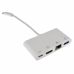 kenable USB 3.1 Type C to HDMI  USB & Gigabit Adapter with PD Function 15cm