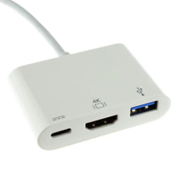 kenable 009707 laptop dock/port replicator USB 3.2 Gen 1 (3.1 Gen 1) Type-C White