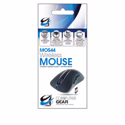 Wireless 2.4GHz 5 Button Anti Bacterial 1000 DPI Optical Mouse