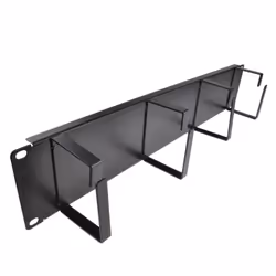 kenable 009747, Cable management panel, Black, Metal, 2U, 730 g, 1 pc(s)