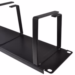 kenable 2U Data Cabinet 19 Inch Cable Management Bar With 4 Large Rings 10cm