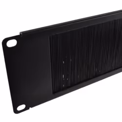 kenable 009750, Brush panel, Black, Steel, 2U, 300 g, 1 pc(s)