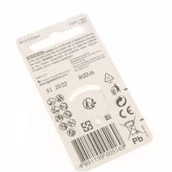 GP Hearing Aid Batteries ZA312  PR41  Brown 1.4V 125mAh 3.6x7.9mm