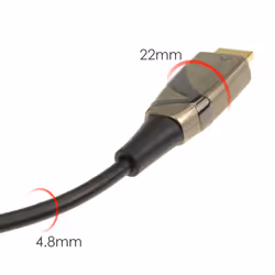 HDMI Active Optical Cable AOC Fiber Optic HDR 4K 2160P ULTRA SLIM 100m