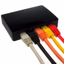 kenable Ethernet Network Cable Cat6 GIGABIT RJ45 COPPER Internet Patch Lead Yellow 0.5m