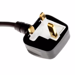 kenable Power Cord UK Plug to IEC 10A 1.00mm2 Cable  PC Mains Lead  C13  2m