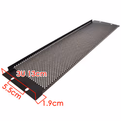 19 inch Rack Mount Data Cabinet Flight Case Mesh Vented Blanking Plate 3U