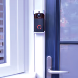 Smart HD Video Wireless WI FI Doorbell & Mic Android Phone IOS Device