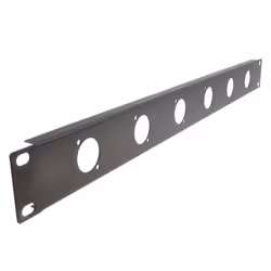 kenable 6 Hole D Type Networking Flight Case Panel Mount Plate for XLR PA