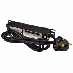kenable 2 Gang Surge Protected Power Outlet PDU for SOHO 10 inch Data Cabinet 1U