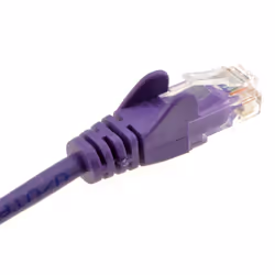 kenable Violet Network Ethernet RJ45 Cat5E CCA UTP PATCH 26AWG Cable 1m