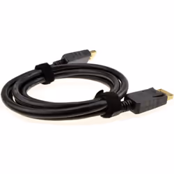 kenable DisplayPort v1.2 4k at 60Hz Male Plug to Plug Video Cable GOLD 1.5m