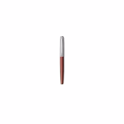 Jotter Stainless Steel Fountain Pen - Kensington Red Lacquer - Medium Nib - London Edition