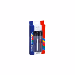 Jotter Originals Ballpoint Pens | Limited Edition France Trio Pack | Blue, White & Red Barrels | Blue Ink | Set of 3
