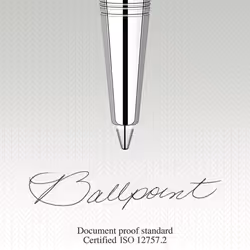 Quink Gel Metal Ballpoint Pen Refills - 0.5mm Fine Tip - Black Ink - Pack of 2