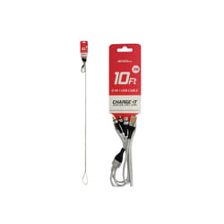 AdvancedAccessories CHARGE-iT Premium 3 Metre 3in1 USB Cable Lightning