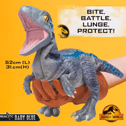 Real FX Baby Blue Jurassic World Animatronic Dinosaur