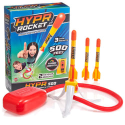 - HYPR Rocket 500, The Highest Flying Stamp to Launch Rocket, Fly up to 500 ft, 3 Rockets, Outdoor Garden or Backyard, Toys and Gift for Kids,