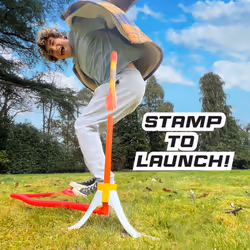 - HYPR Rocket 500, The Highest Flying Stamp to Launch Rocket, Fly up to 500 ft, 3 Rockets, Outdoor Garden or Backyard, Toys and Gift for Kids,