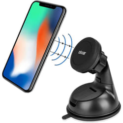 Olixar Magnetic Phone Holder for Car Windscreen or Dashboard - (Magnetic Stickers for Phone Provided) - Very Sturdy & Easy to Use - Universal