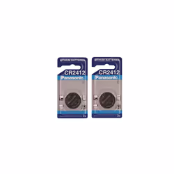 Panasonic CR2412 Non Rechargeable Battery â Non Rechargeable Batteries Stainless Steel Lithium Coin Cell
