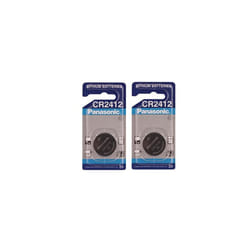 Panasonic CR2412 Non Rechargeable Battery â Non Rechargeable Batteries Stainless Steel Lithium Coin Cell