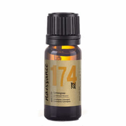 Naissance Lemongrass (Flexuosus) Essential Oil (#174) 10ml - Pure, Natural, Steam Distilled, Cruelty Free, Vegan & Undiluted - for use in...