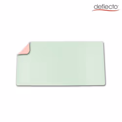 Deflecto PVC Desk Mat 80x40cm Dual Colour Pink/Green - DM8040P/G