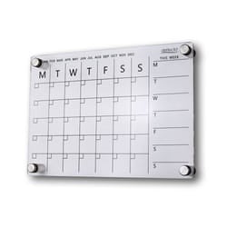 Deflecto A3 Acrylic Weekly/Monthly Planner Wall Mounted 420 x 297mm -