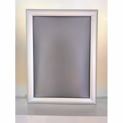 Deflecto A4 Wall Mounted Water-Resistant 25mm Aluminium Snap Frame Lit