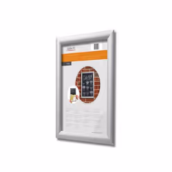 Deflecto A4 Wall Mounted 25mm Aluminium Snap Frame Literature Display