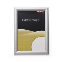 Deflecto A5 Wall Mounted 25mm Aluminium Snap Frame Literature Display