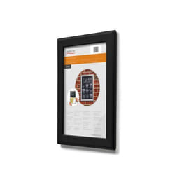Deflecto A4 Wall Mounted 25mm Aluminium Snap Frame Literature Display