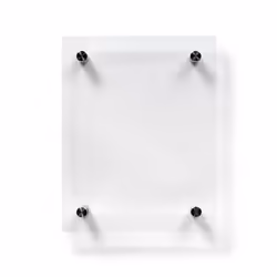 Deflecto A5 Wall Mounted Acrylic Poster Holder Literature Display Sign