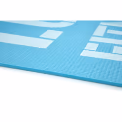 Reebok Love Fitness Mat Exercise Gym Yoga Workout - Blue