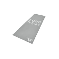 Reebok Love Fitness Mat Exercise Gym Yoga Workout - Grey