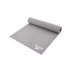 Reebok Love Fitness Mat Exercise Gym Yoga Workout - Grey