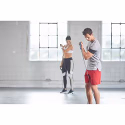 Reebok Women's Resistance Tube Exercise Workout Band - Heavy