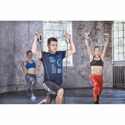 Reebok Studio Adjustable Resistance Tube Exercise Band - Medium - Additional view 5
